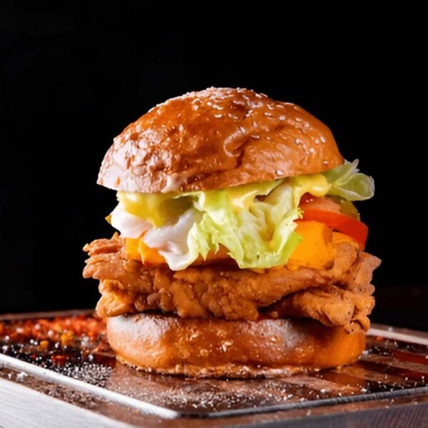 BBQ Egg & Chicken Burger