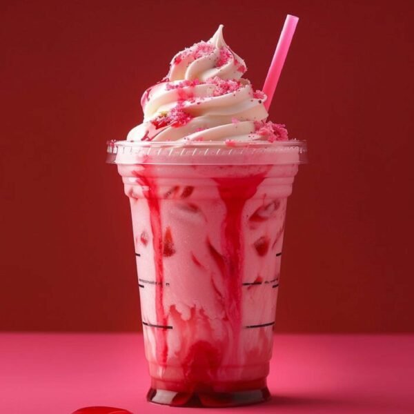 Strawberry Frappe Bubble Tea